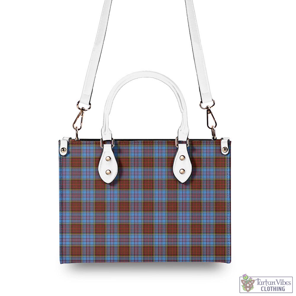 Tartan Vibes Clothing Anderson Modern Tartan Luxury Leather Handbags