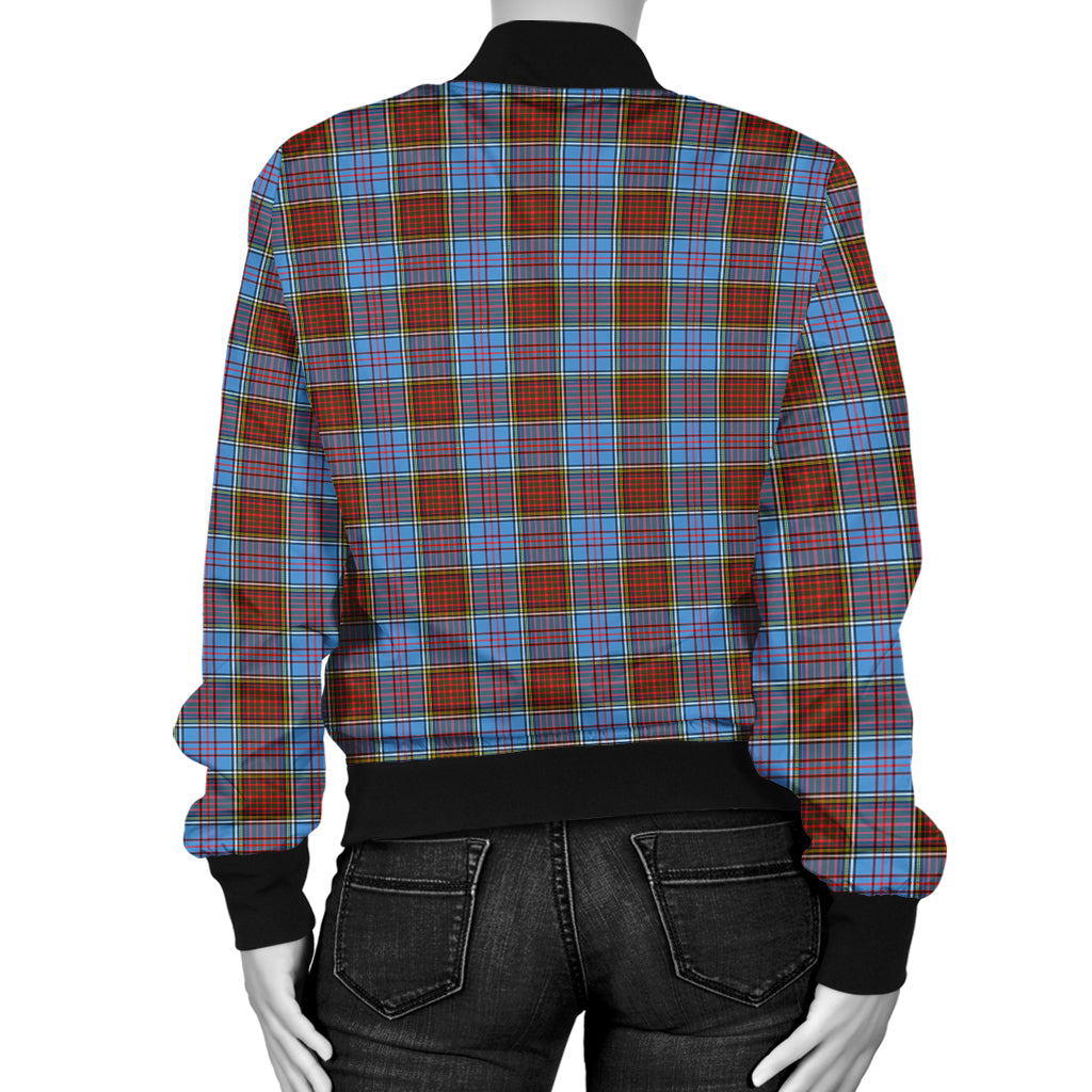 Anderson Modern Tartan Bomber Jacket with Family Crest - Tartanvibesclothing