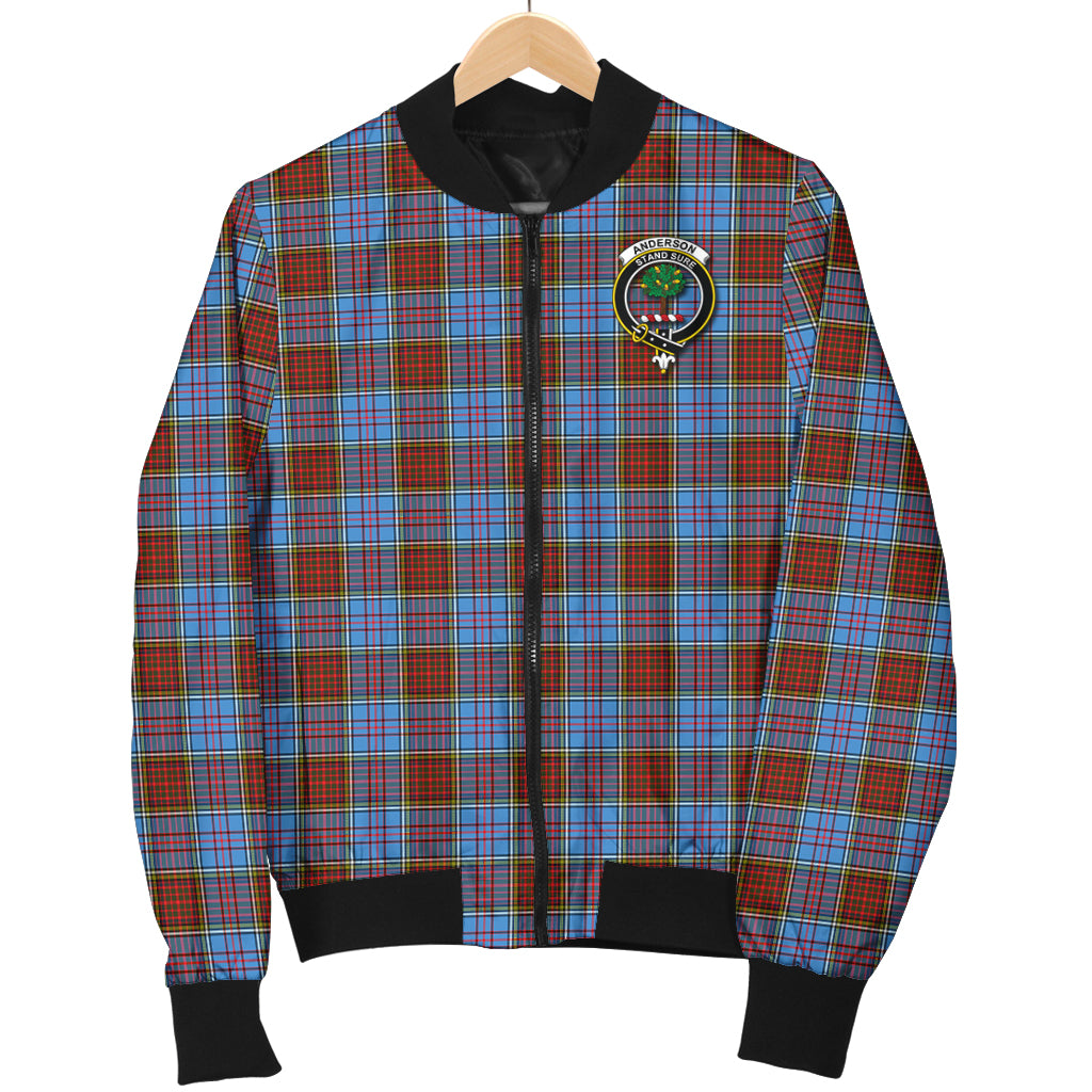 Anderson Modern Tartan Bomber Jacket with Family Crest - Tartanvibesclothing