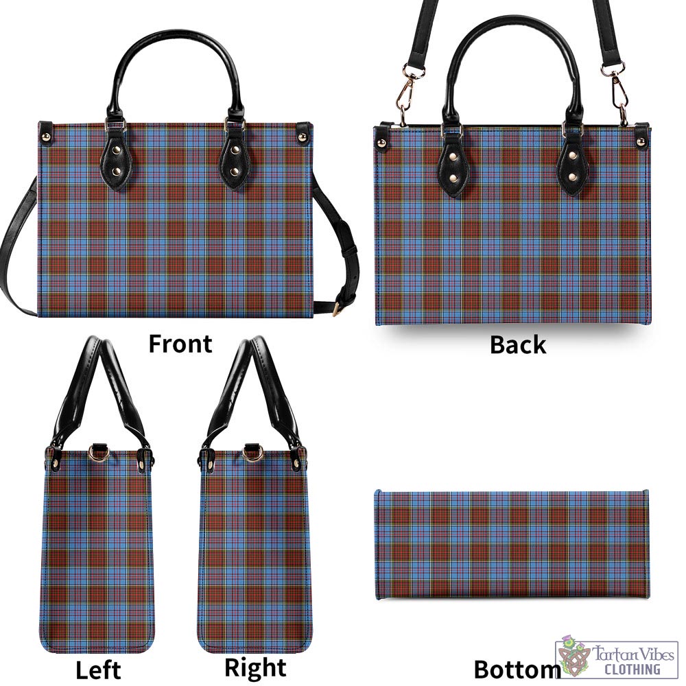 Tartan Vibes Clothing Anderson Modern Tartan Luxury Leather Handbags