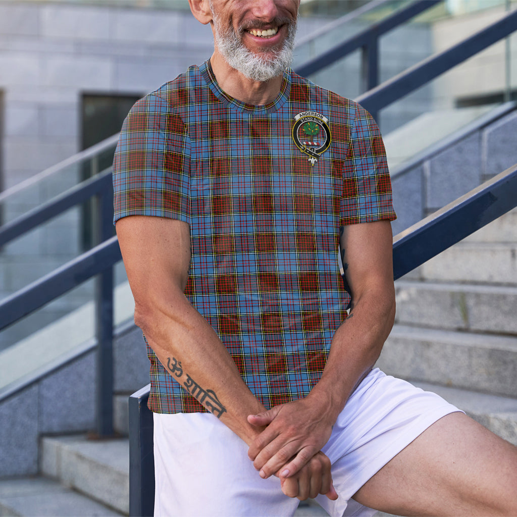 Anderson Modern Tartan T-Shirt with Family Crest - Tartan Vibes Clothing