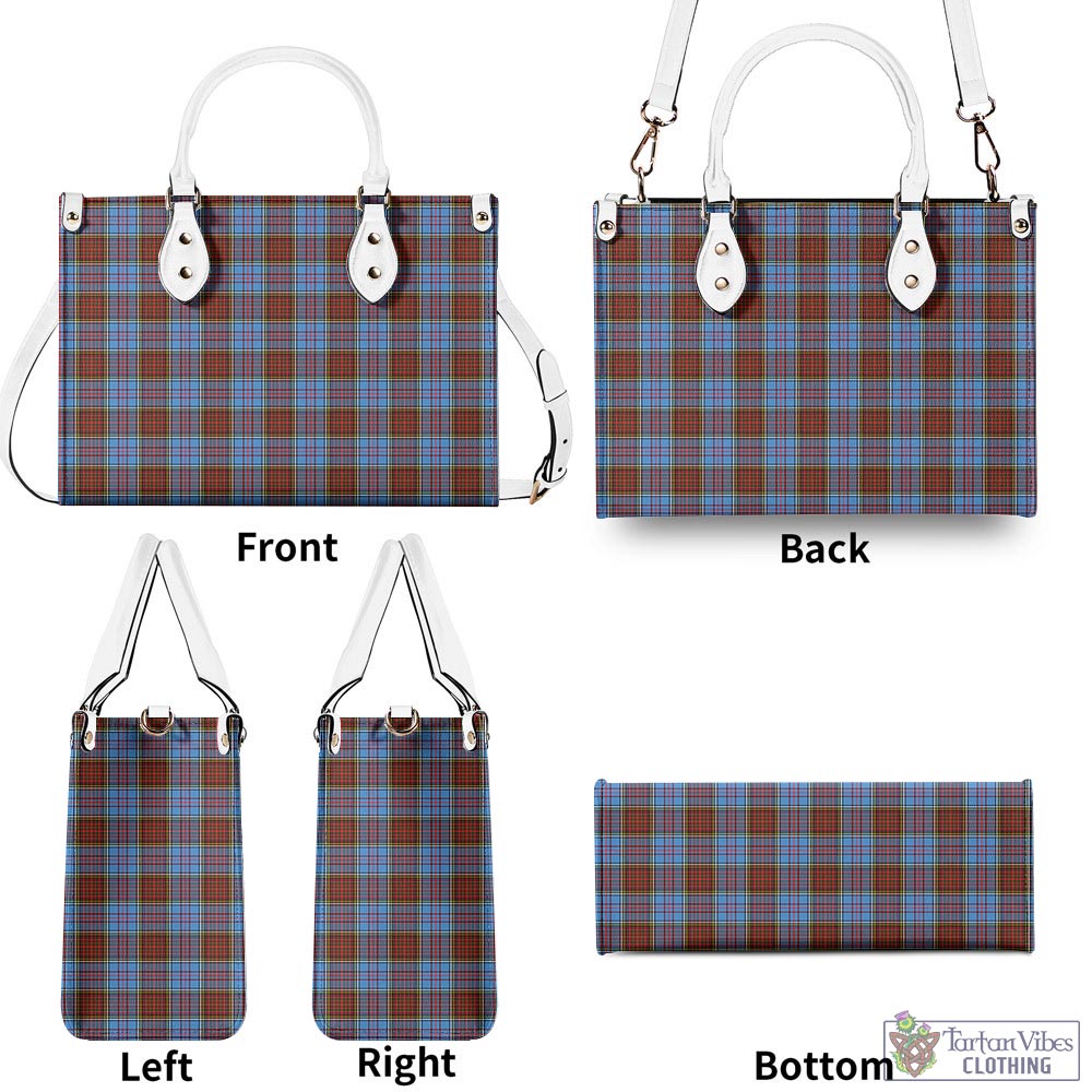 Tartan Vibes Clothing Anderson Modern Tartan Luxury Leather Handbags