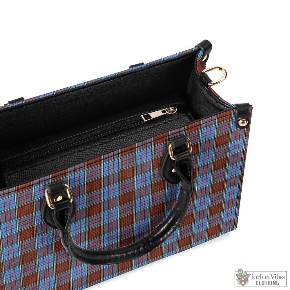 Tartan Vibes Clothing Anderson Modern Tartan Luxury Leather Handbags