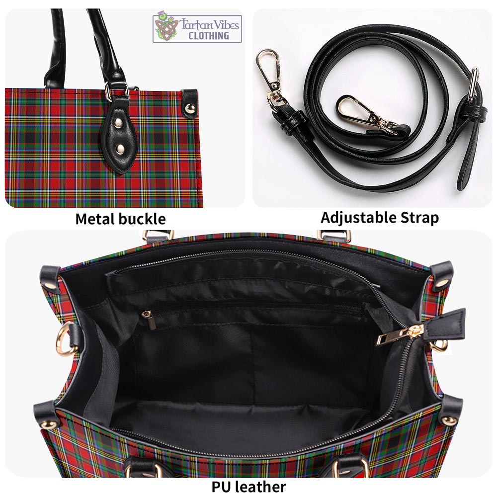 Tartan Vibes Clothing Anderson of Arbrake Tartan Luxury Leather Handbags