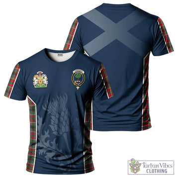 Anderson of Arbrake Tartan T-Shirt with Family Crest and Scottish Thistle Vibes Sport Style