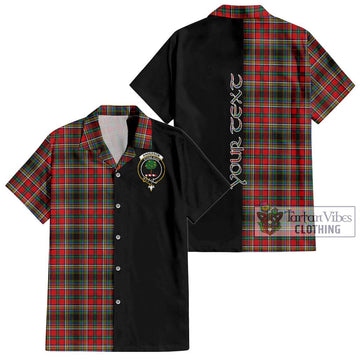 Anderson of Arbrake Tartan Short Sleeve Button Shirt with Family Crest and Half Of Me Style