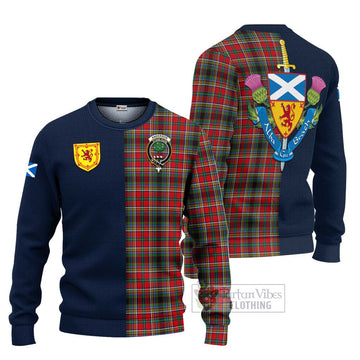 Anderson of Arbrake Tartan Ugly Sweater with Scottish Lion Royal Arm Half Style