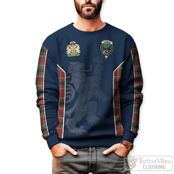 Anderson of Arbrake Tartan Sweater with Family Crest and Lion Rampant Vibes Sport Style