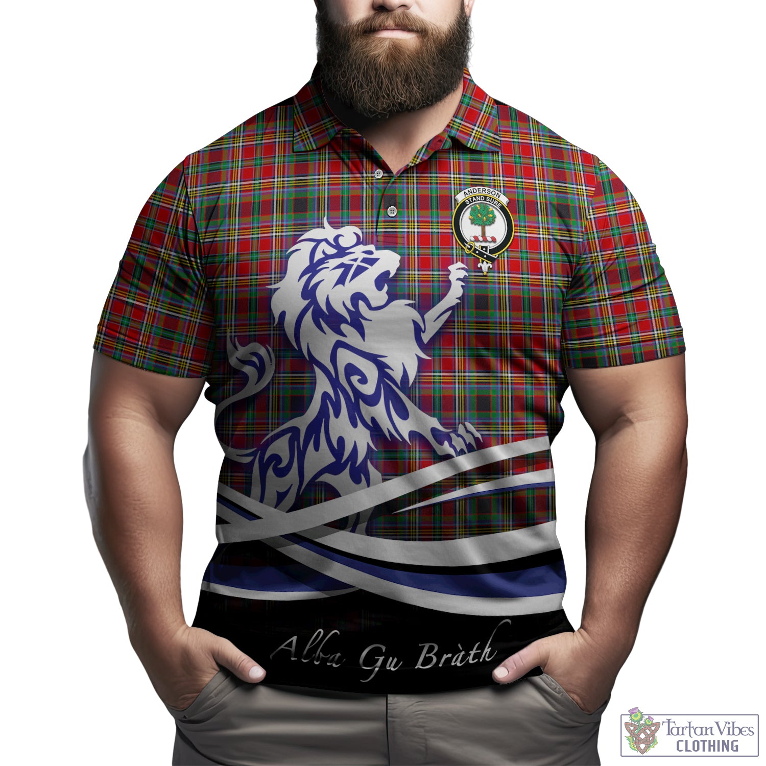 anderson-of-arbrake-tartan-polo-shirt-with-alba-gu-brath-regal-lion-emblem