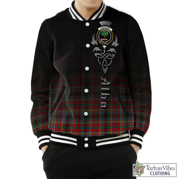 Anderson of Arbrake Tartan Baseball Jacket Featuring Alba Gu Brath Family Crest Celtic Inspired