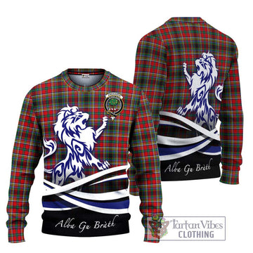 Anderson of Arbrake Tartan Ugly Sweater with Alba Gu Brath Regal Lion Emblem