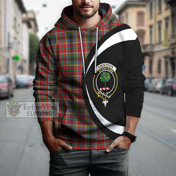 Anderson of Arbrake Tartan Hoodie with Family Crest Circle Style