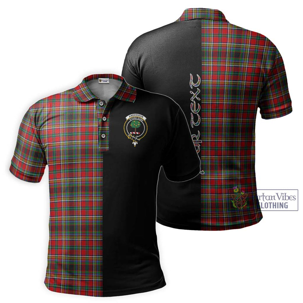 Anderson of Arbrake Tartan Polo Shirt with Family Crest and Half Of Me Style Kid - Tartanvibesclothing Shop