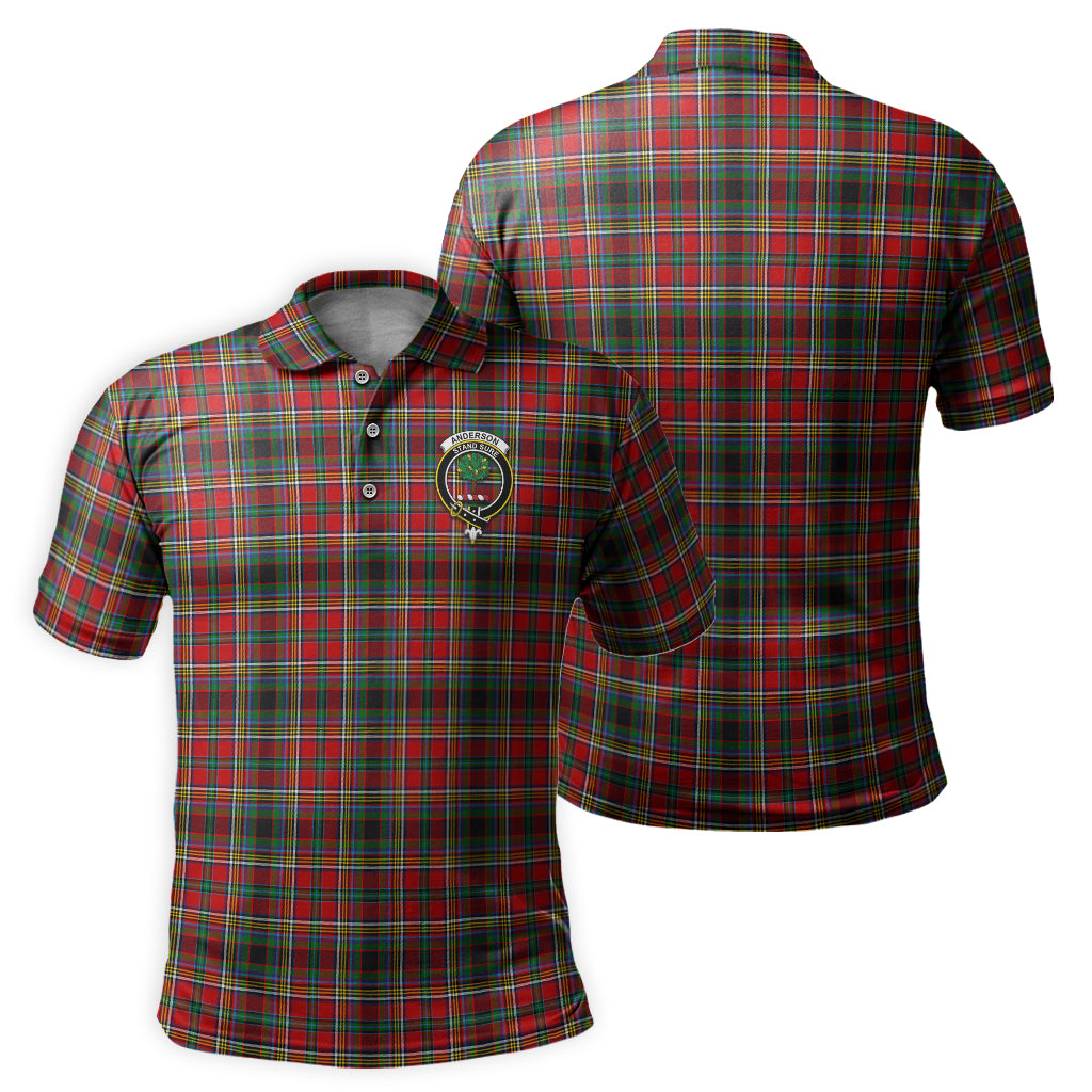 Anderson of Arbrake Tartan Men's Polo Shirt with Family Crest - Tartan Vibes Clothing