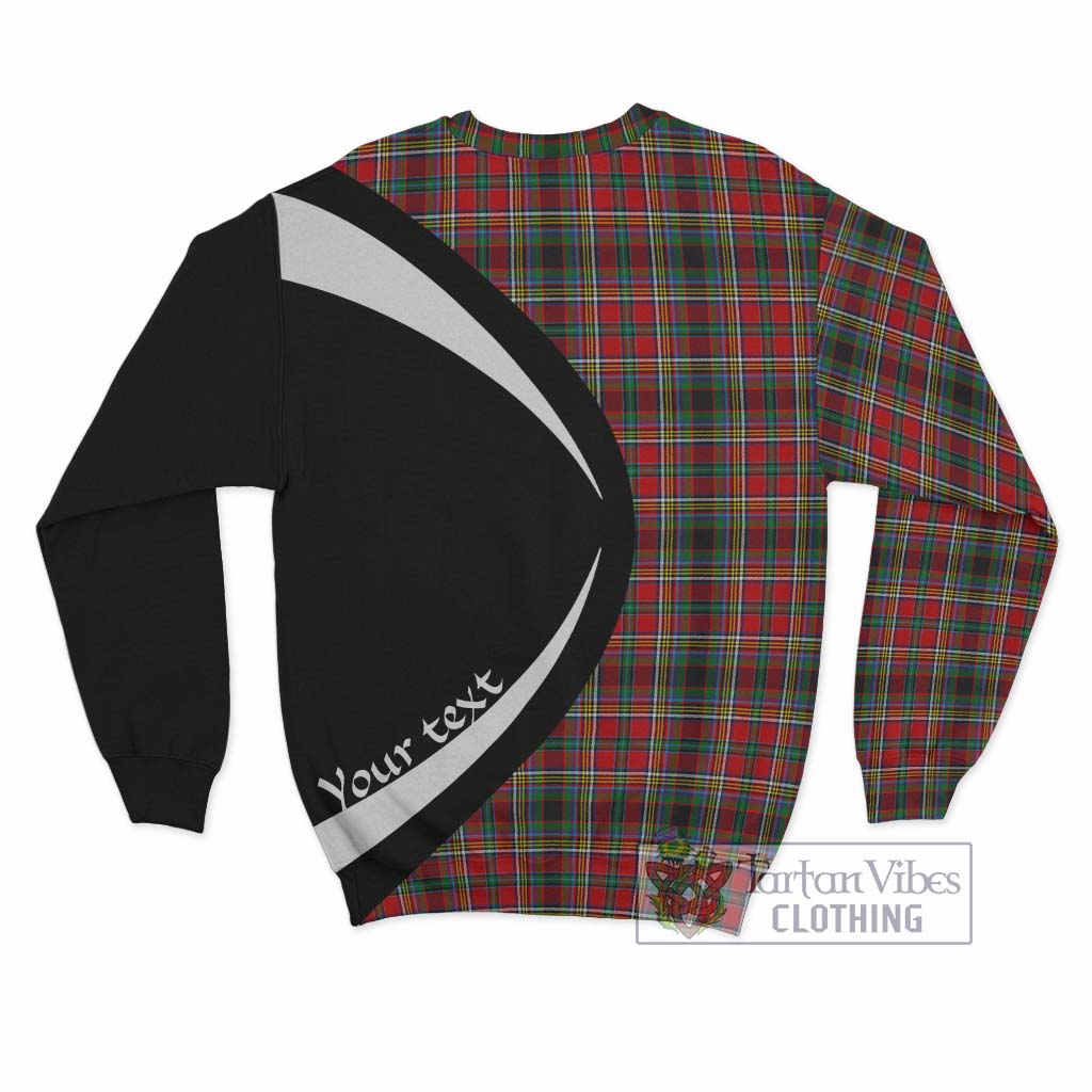 Anderson of Arbrake Tartan Sweatshirt with Family Crest Circle Style - Tartan Vibes Clothing