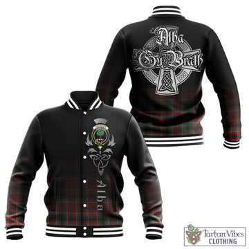 Anderson of Arbrake Tartan Baseball Jacket Featuring Alba Gu Brath Family Crest Celtic Inspired