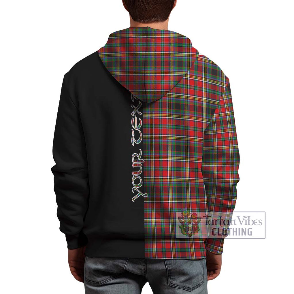 Anderson of Arbrake Tartan Hoodie with Family Crest and Half Of Me Style - Tartanvibesclothing Shop