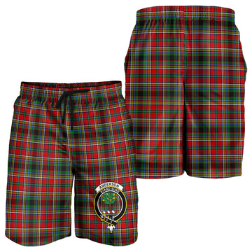 Anderson of Arbrake Tartan Mens Shorts with Family Crest