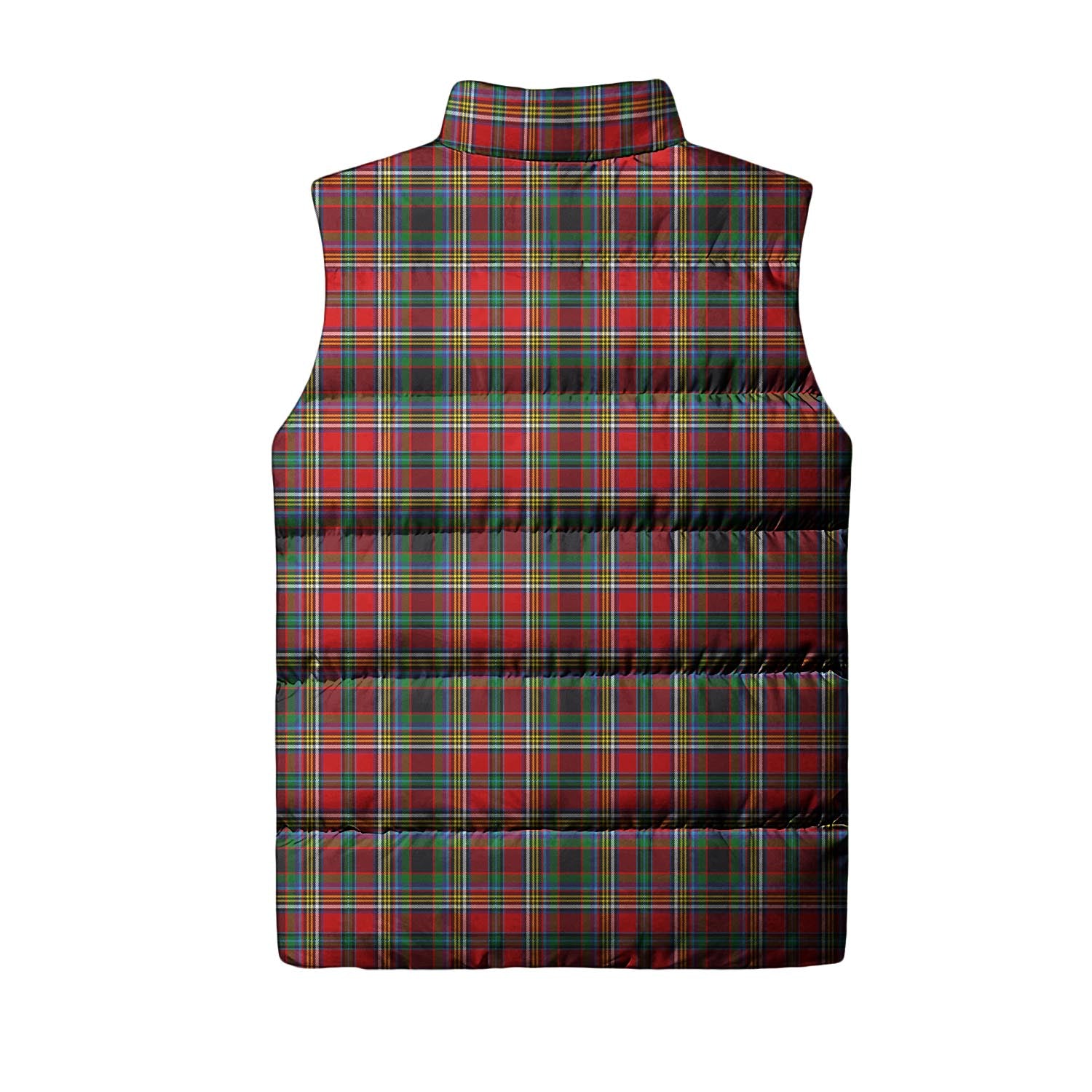 Anderson of Arbrake Tartan Sleeveless Puffer Jacket with Family Crest - Tartanvibesclothing