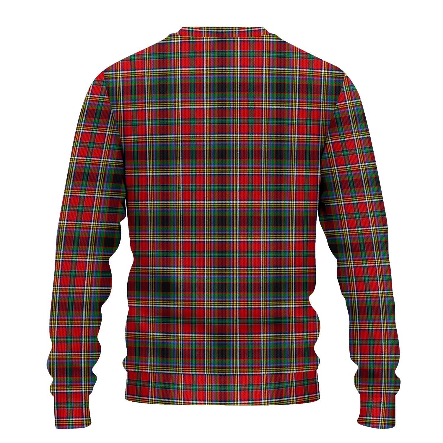 Anderson of Arbrake Tartan Knitted Sweater with Family Crest - Tartanvibesclothing