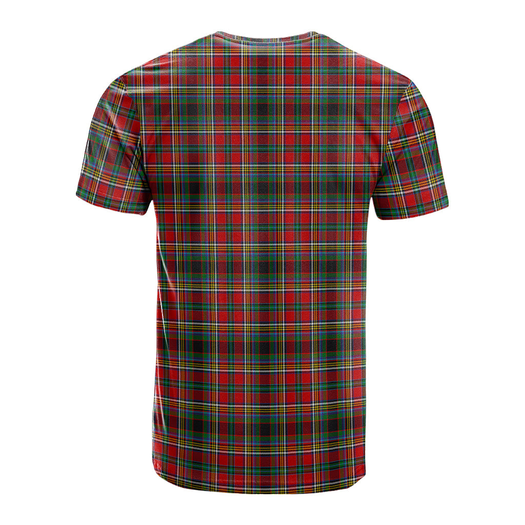 Anderson of Arbrake Tartan T-Shirt with Family Crest - Tartanvibesclothing