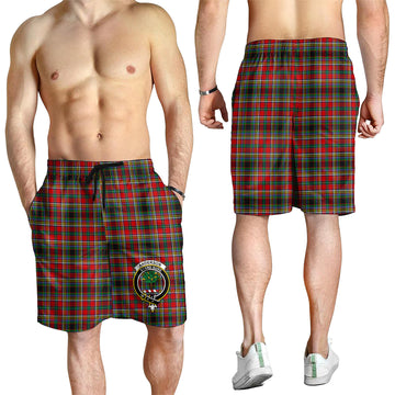 Anderson of Arbrake Tartan Mens Shorts with Family Crest