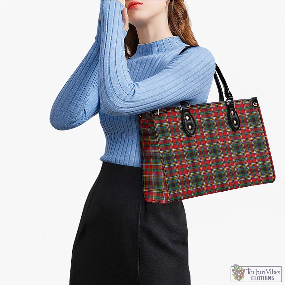 Tartan Vibes Clothing Anderson of Arbrake Tartan Luxury Leather Handbags