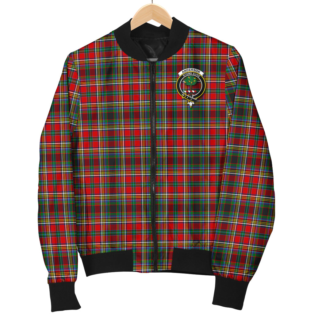 Anderson of Arbrake Tartan Bomber Jacket with Family Crest - Tartanvibesclothing