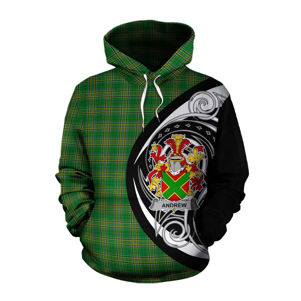 Andrew Irish Clan Cotton Hoodie Celtic Circle Style Pullover Hoodie XS - Tartan Vibes Clothing