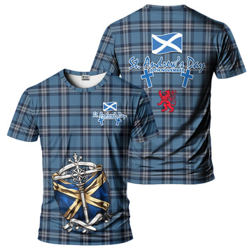 Saint Andrews Tartan T-Shirt Happy St. Andrew's Day - Tartan Vibes Clothing