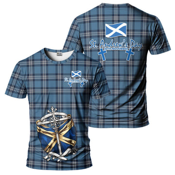 (Customer's Request) Saint Andrews Tartan T-Shirt Happy St. Andrew's Day - Tartan Vibes Clothing
