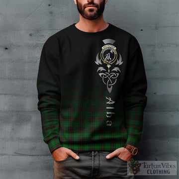 Anstruther Tartan Sweatshirt Featuring Alba Gu Brath Family Crest Celtic Inspired