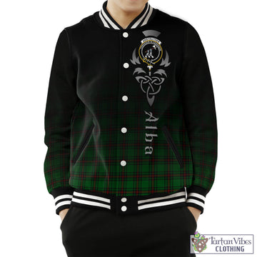 Anstruther Tartan Baseball Jacket Featuring Alba Gu Brath Family Crest Celtic Inspired