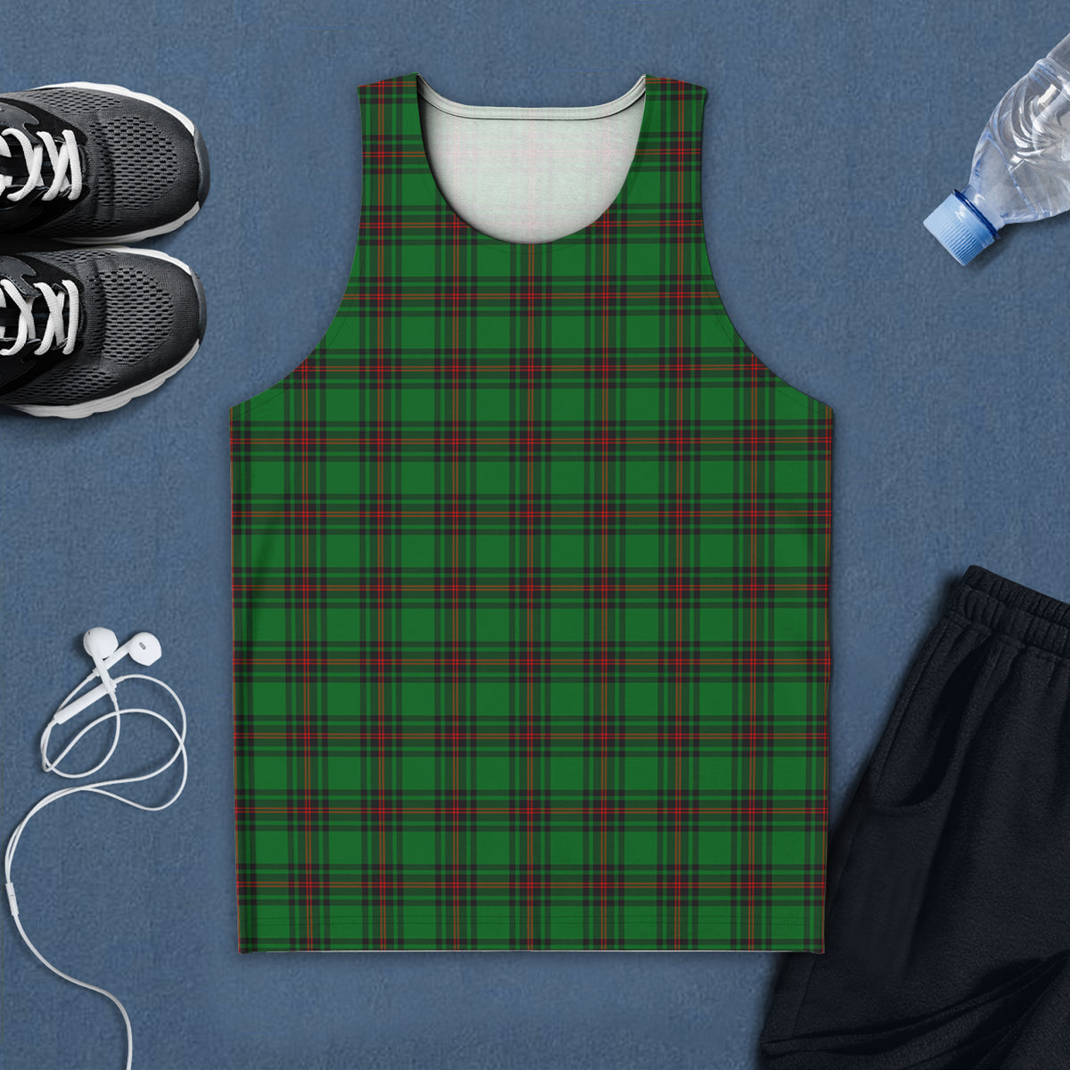 Anstruther Tartan Mens Tank Top 5XL - Tartan Vibes Clothing