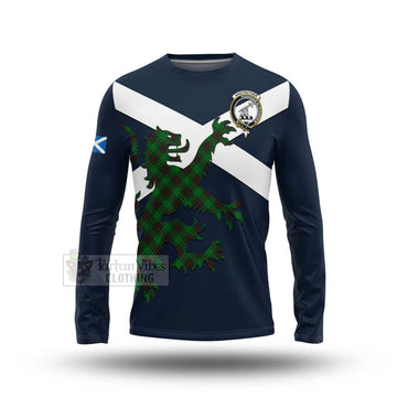 Anstruther Tartan Lion Rampant Long Sleeve T-Shirt Proudly Display Your Heritage with Alba Gu Brath and Clan Name Unisex - Tartan Vibes Clothing