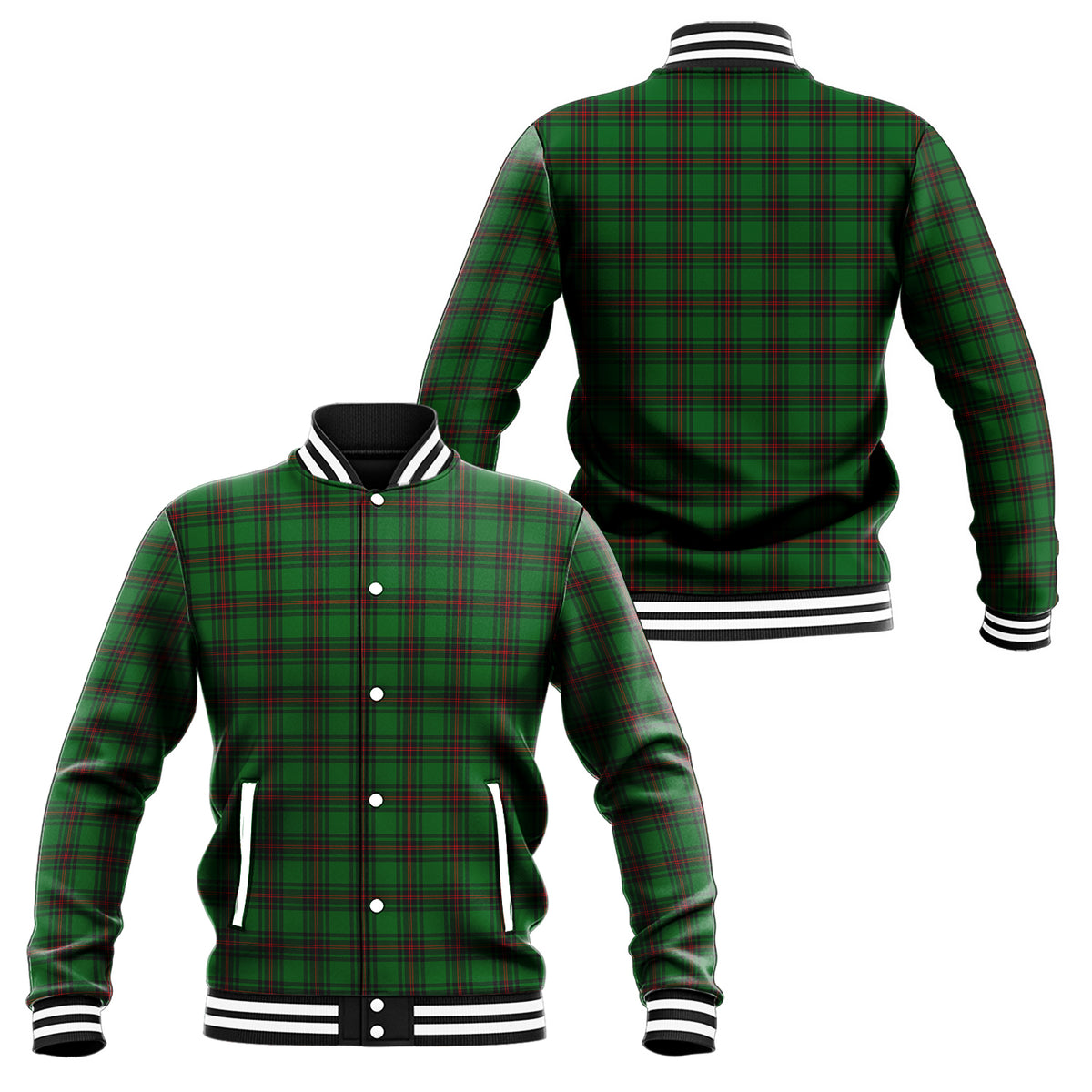 Anstruther Tartan Baseball Jacket Unisex - Tartan Vibes Clothing
