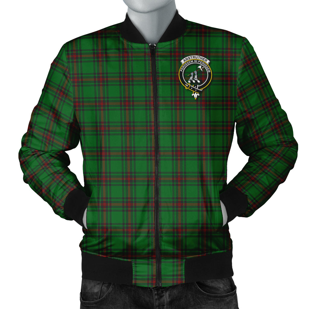 Anstruther Tartan Bomber Jacket with Family Crest Unisex - Tartan Vibes Clothing