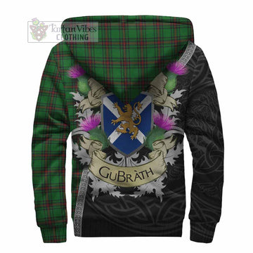 Anstruther Tartan Family Crest Sherpa Hoodie Lion Rampant Royal Thistle Shield Celtic Inspired - Tartan Vibes Clothing