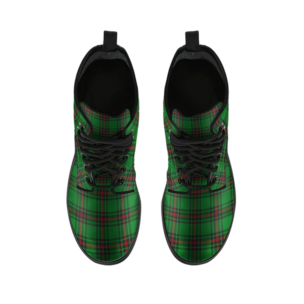 Anstruther Tartan Leather Boots - Tartan Vibes Clothing