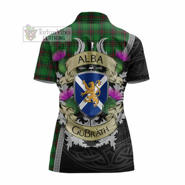 Anstruther Tartan Family Crest Women's Polo Shirt Lion Rampant Royal Thistle Shield Celtic Inspired - Tartan Vibes Clothing