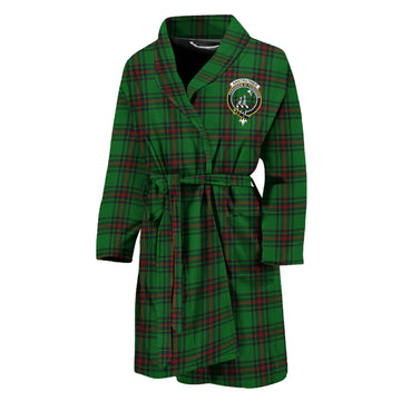 Anstruther Tartan Bathrobe with Family Crest