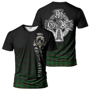 Anstruther Tartan T-Shirt Featuring Alba Gu Brath Family Crest Celtic Inspired