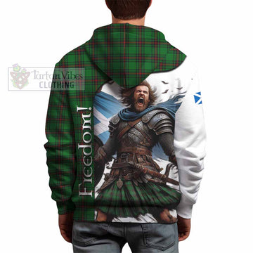 Anstruther Crest Tartan Hoodie Inspired by the Freedom of Scottish Warrior