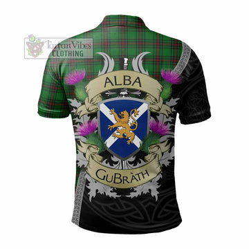 Anstruther Tartan Family Crest Polo Shirt Lion Rampant Royal Thistle Shield Celtic Inspired - Tartan Vibes Clothing
