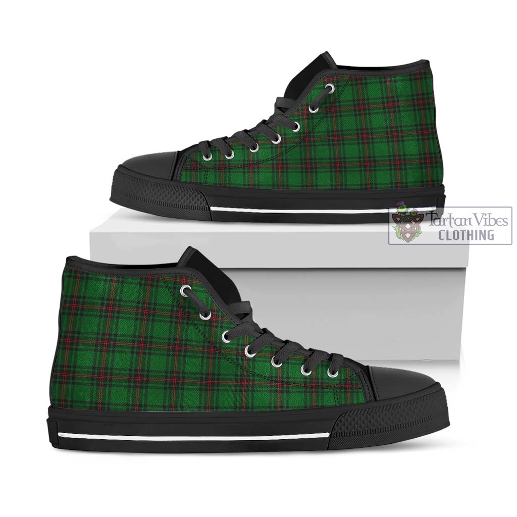 Tartan Vibes Clothing Anstruther Tartan High Top Shoes