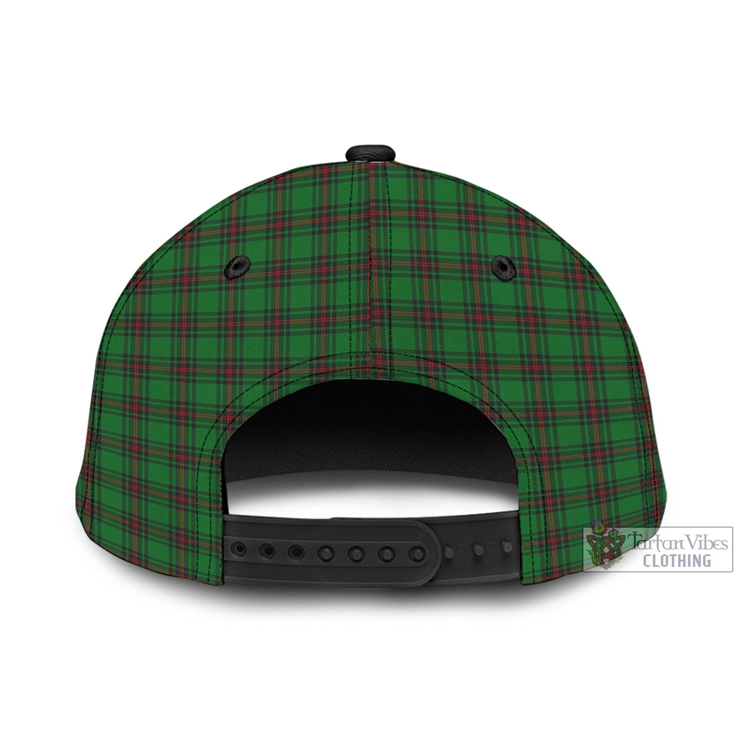 Tartan Vibes Clothing Anstruther Tartan Classic Cap with Family Crest In Me Style