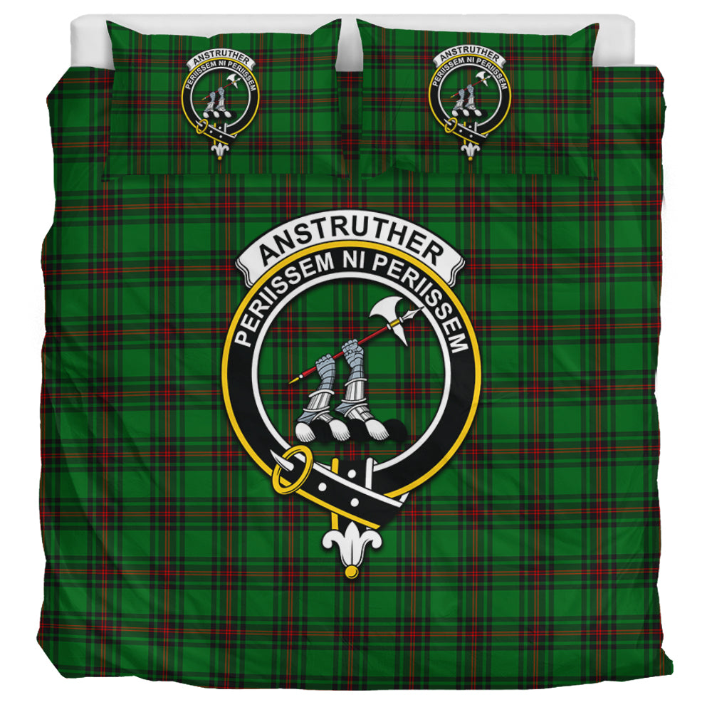 Anstruther Tartan Bedding Set with Family Crest - Tartan Vibes Clothing