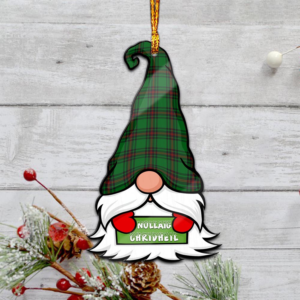 Anstruther Gnome Christmas Ornament with His Tartan Christmas Hat - Tartan Vibes Clothing