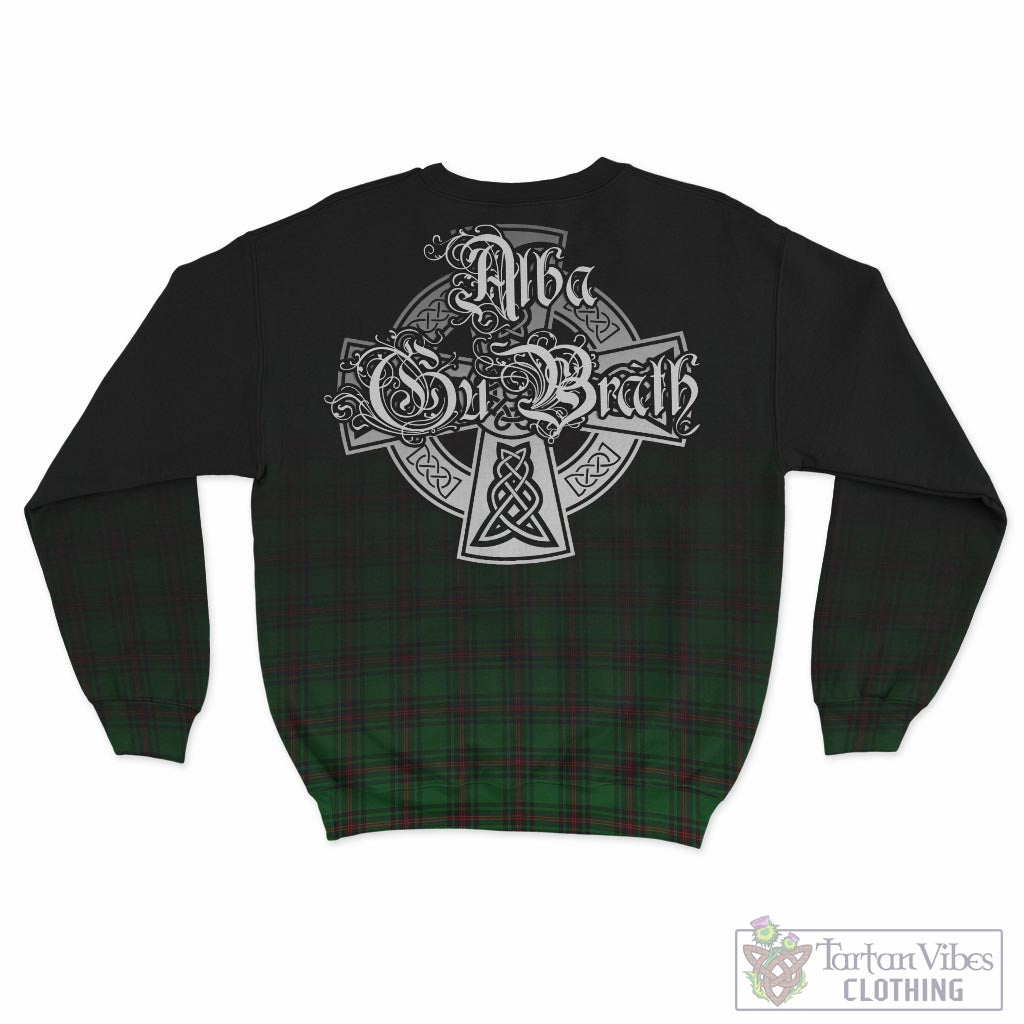 Anstruther Tartan Sweatshirt Featuring Alba Gu Brath Family Crest Celtic Inspired - Tartan Vibes Clothing