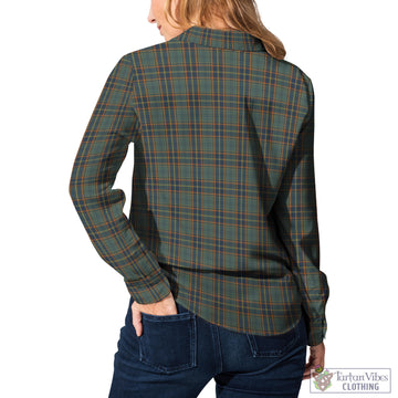 Antrim County Ireland Tartan Women's Casual Shirt